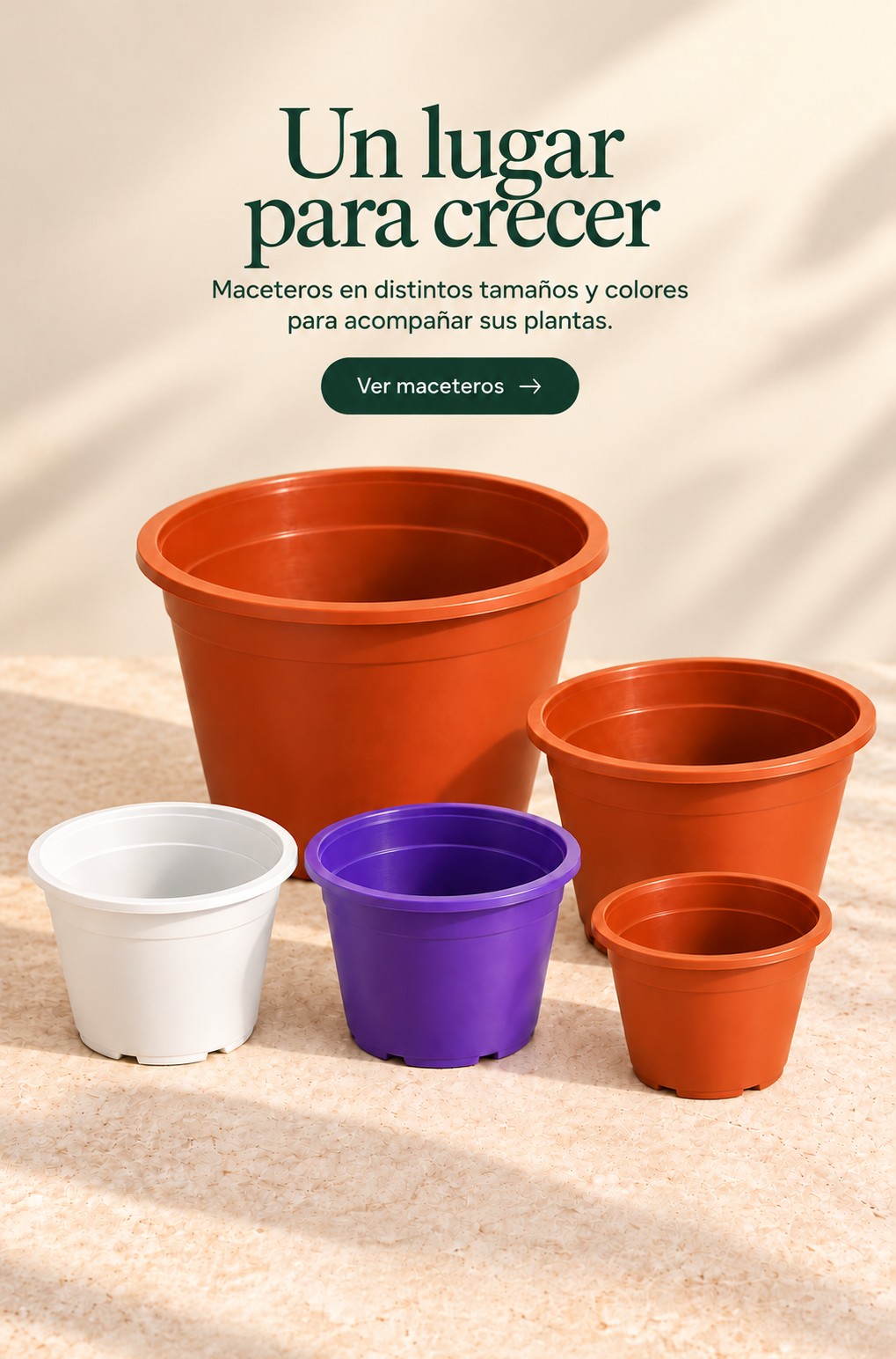 Maceteros para tus plantas